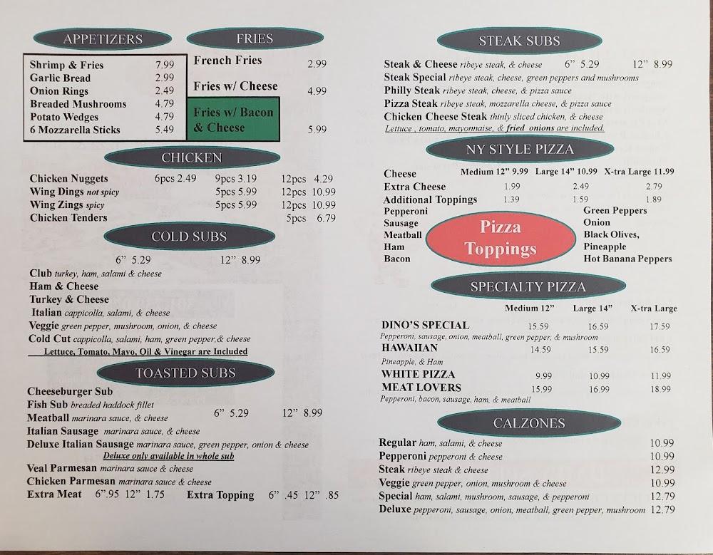 Dino's Pizza Onion Rings